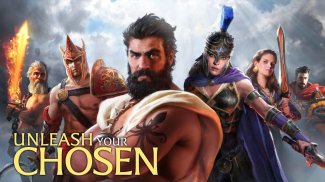 Olympus Rising: Hero Defense & لعبة استراتيجية screenshot 3