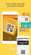 Pass2U Wallet - carte, coupon, codici a barre screenshot 3