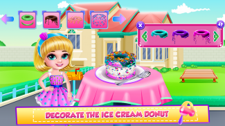 Ice Cream Donuts Cooking screenshot 0