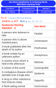 One Word Substitution- Grammar screenshot 1