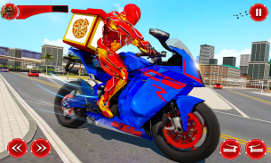 Superhero Bike Delivery Taxi screenshot 3