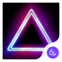 Glanz Glitter Neon-APUS stilvollen Design Icon