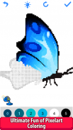 Butterfly Color by Number - Pixel Art Sandbox Draw screenshot 7