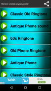 نغمات الهاتف القديمة screenshot 0