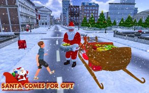 Santa Clause Driving Adventure-Christmas Free Game screenshot 0