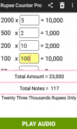 Rupee Counter Pro (Cash Calculator For India) screenshot 1