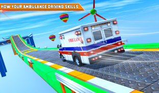 Mega Ramp Car Stunts - Ambulance Car Stunts Game screenshot 10