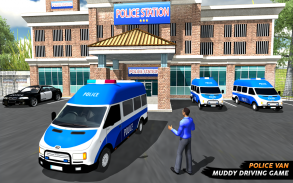 Car Police Van Chasing Gangster Game screenshot 2