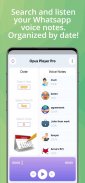 Opus Player Pro - WhatsApp Audio Files Manager screenshot 0
