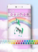 Unicorn 3D Coloring Book screenshot 5