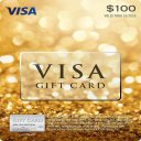 get 10 $100 vi-sa gift cards; play, share, win Icon