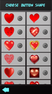 लाल दिल कीबोर्ड screenshot 3