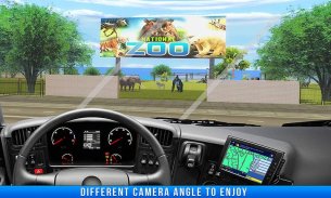 3D Zoo Animal Truck Giao thông screenshot 3