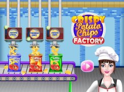 مصنع رقائق البطاطس المقرمش: ألعاب صانع الوجبات screenshot 6