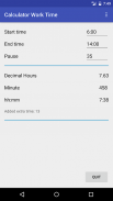Work Time Calculator screenshot 6