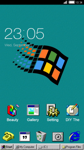 windroid theme for windows 95 pc computer launcher 1 0 8 download android apk aptoide windroid theme for windows 95 pc