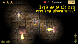 Pouco bravo cavaleiro: Aventuras no labirinto screenshot 0