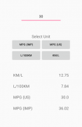 MPG to KM/L Converter screenshot 4