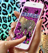Cheetah leopard mencetak wallpaper hidup screenshot 4