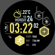 Hexane Watch Face and Clock Live Wallpaper screenshot 17