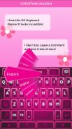 Keyboard Pink Glow screenshot 0