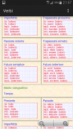 Verbi italiani screenshot 2