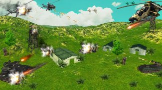直升机武装直升机战争 - 3D空战 screenshot 2