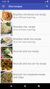 Rice recipes for free app offline with photo screenshot 0