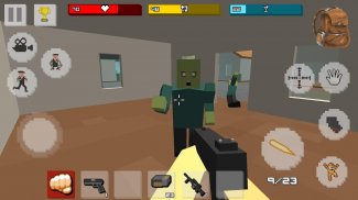 🧟 Zombie Craft Survival 3D: Trò chơi bắn súng screenshot 1