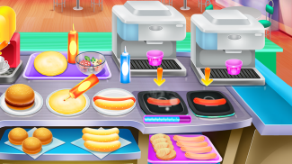 Fast Food Cooking & Serving screenshot 1