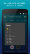 Hi-Q MP3 Grabador de Voz (Gratis) screenshot 5