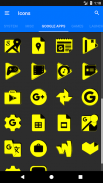 Yellow and Black Icon Pack v4.7 ✨Free✨ screenshot 21