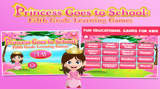 Princess Fifth Grade Games screenshot 4