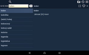 Czech German Dictionary screenshot 1