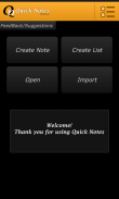 Quick Notes Plus save and share lists and notes screenshot 1