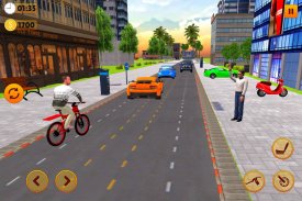 BMX Bicycle Taxi Driving: City Transport screenshot 8