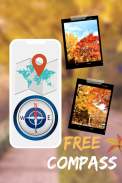 Free ! magnetic compass/digital compass app free screenshot 0