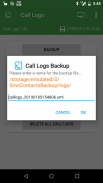 Call Blocker &Call Logs Backup screenshot 0