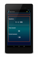 Maths Negative Number Practice screenshot 9