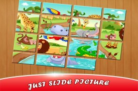 Kids Animal Sliding Puzzle screenshot 2