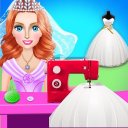 Bridal Dress Tailor Shop Icon