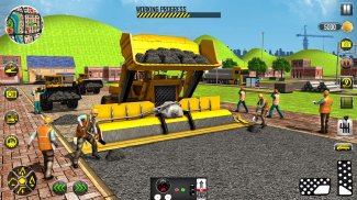 शहर सड़क निर्माता निर्माण खुदाई सिम्युलेटर screenshot 3