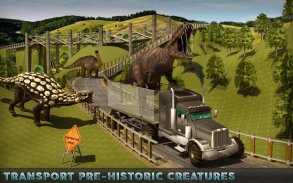 Jungle Dino Truck Transport 3D screenshot 5