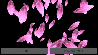 3D Crystals Particles Live Wallpaper screenshot 7