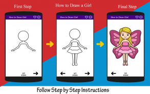 How to Draw Girl Step by Step screenshot 4