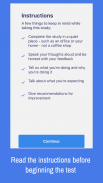 UX Mobile Testing - Invite onl screenshot 4