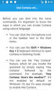 Voice Commands for Cortana screenshot 1