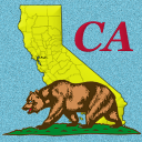 California Counties - Map Locations & County Seats Icon