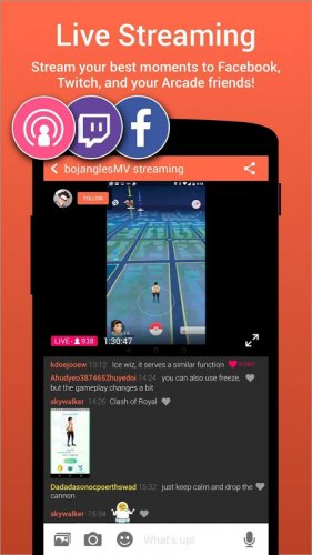 Omlet Arcade - Live Stream et Enregistrer screenshot 5