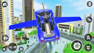 空飛ぶ車のシューティング - 車のゲーム screenshot 7